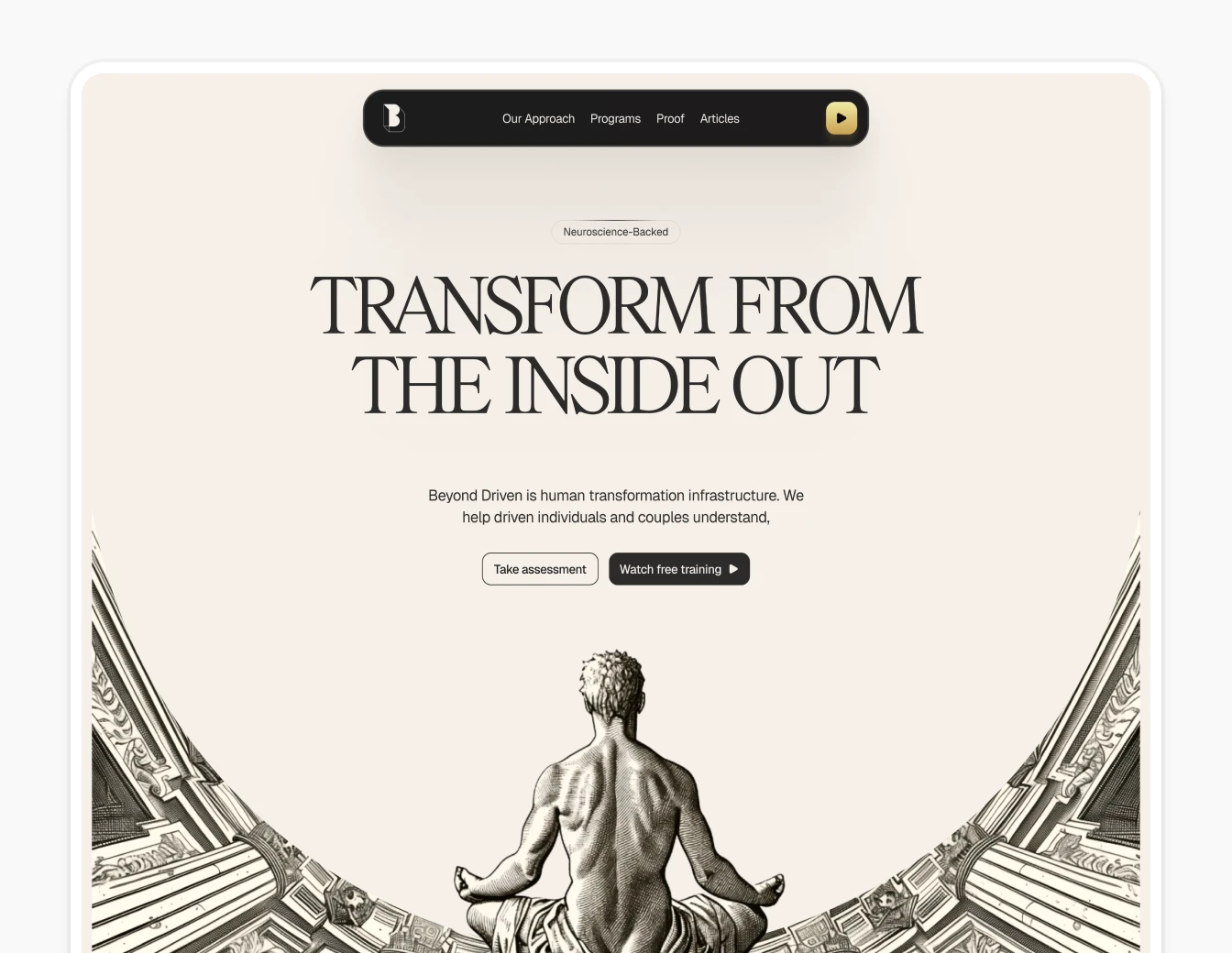 Beyond Driven Light Hero Renaissance Art