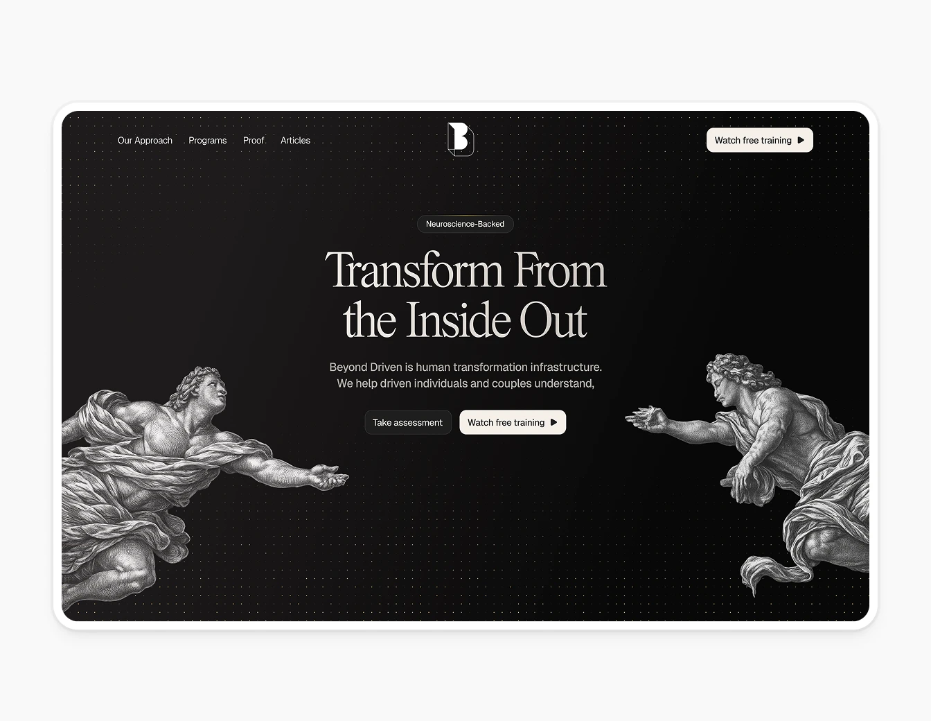 Beyond Driven Dark Hero Classical Art