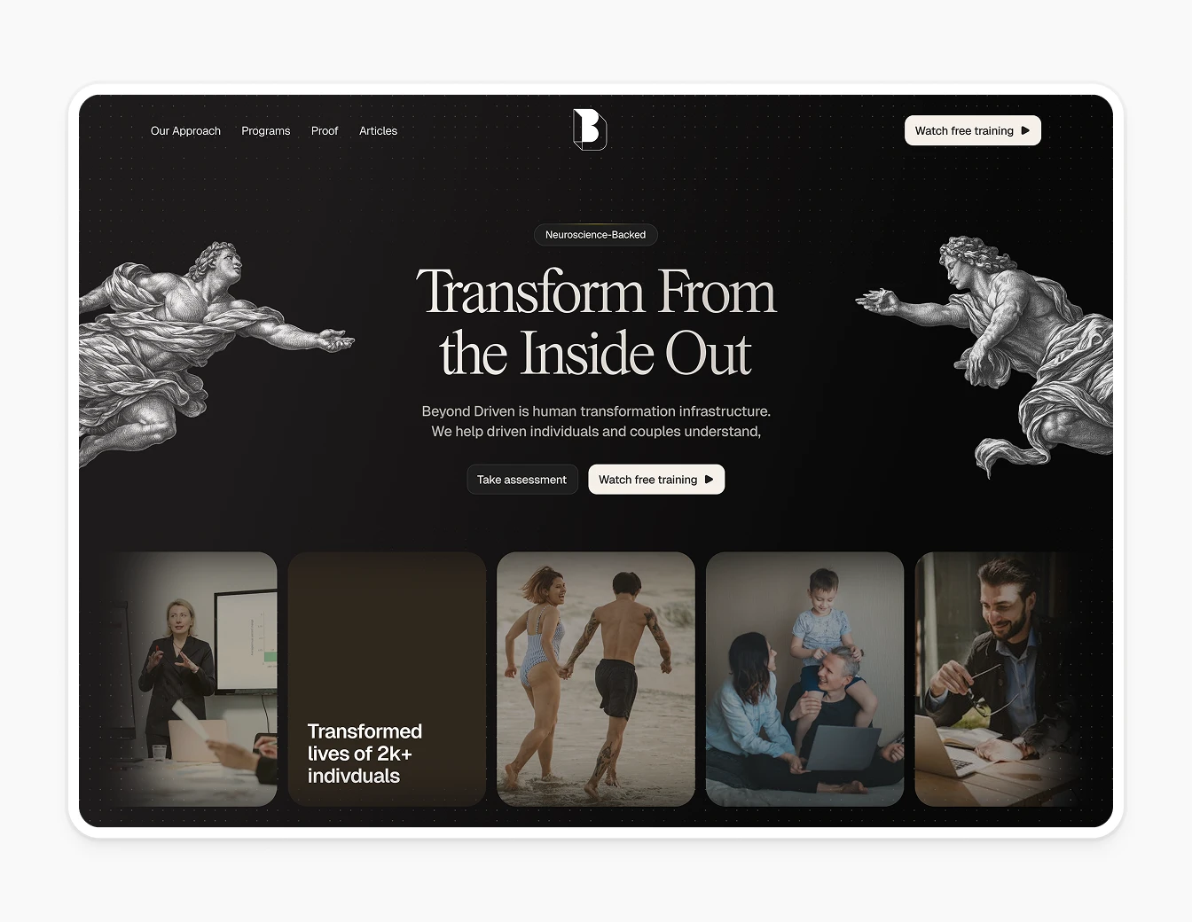 Beyond Driven Dark Hero Photo Gallery