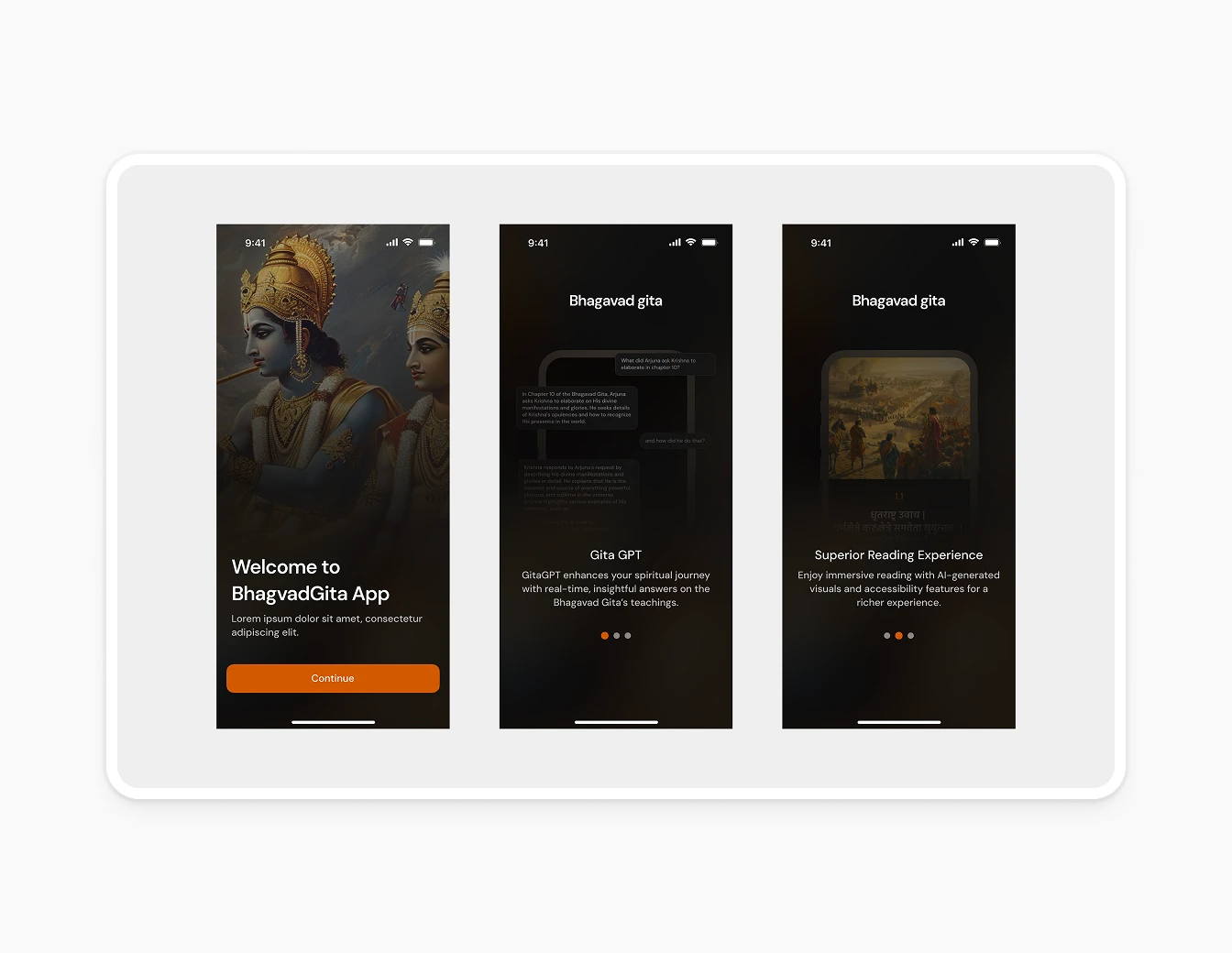 Bhagavad Gita Dark Onboarding GPT Welcome