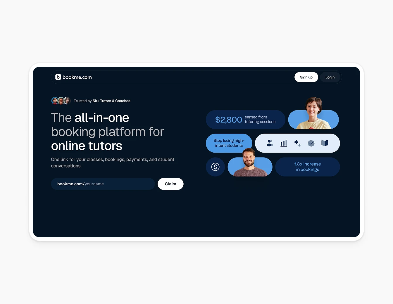 Bookme Hero All in One Tutors Dark Blue V3