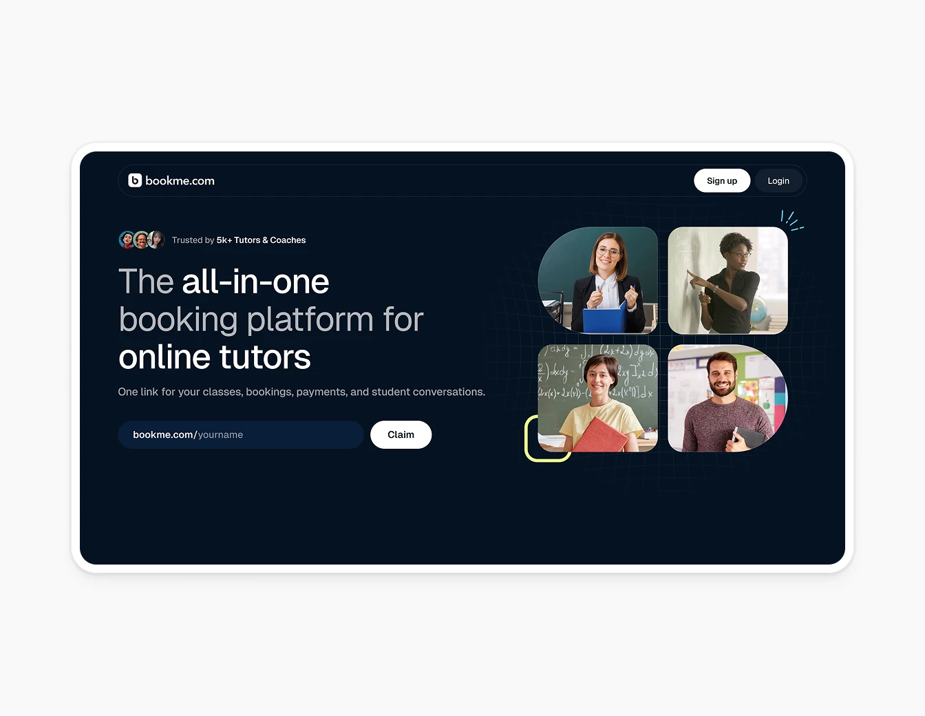 Bookme Hero Online Tutors Dark