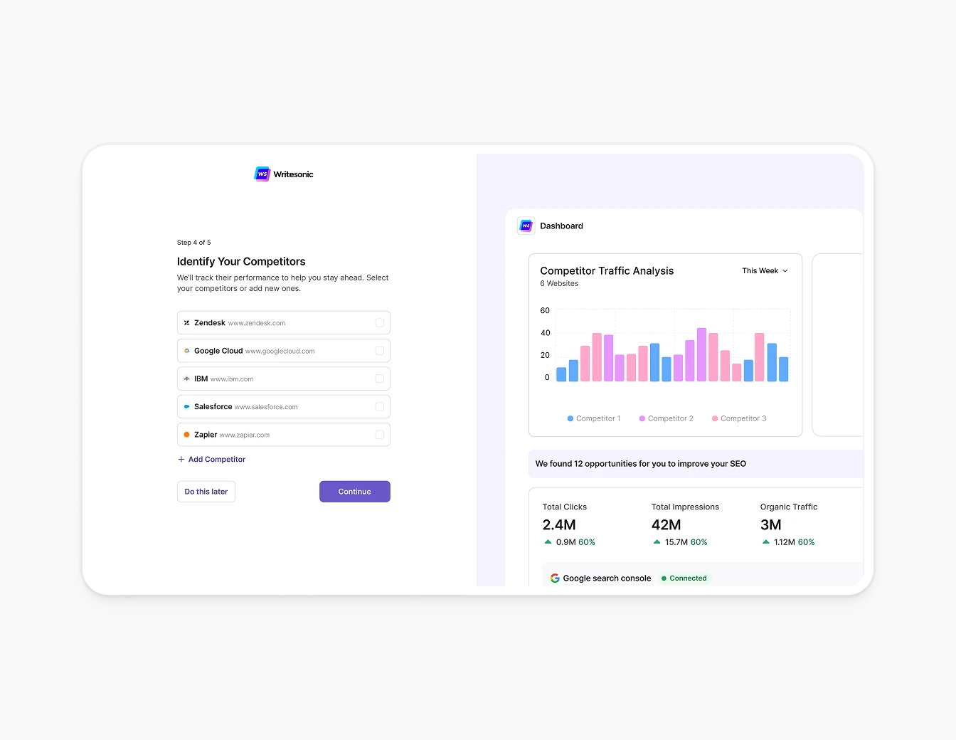 Botsonic Competitor Analysis Step