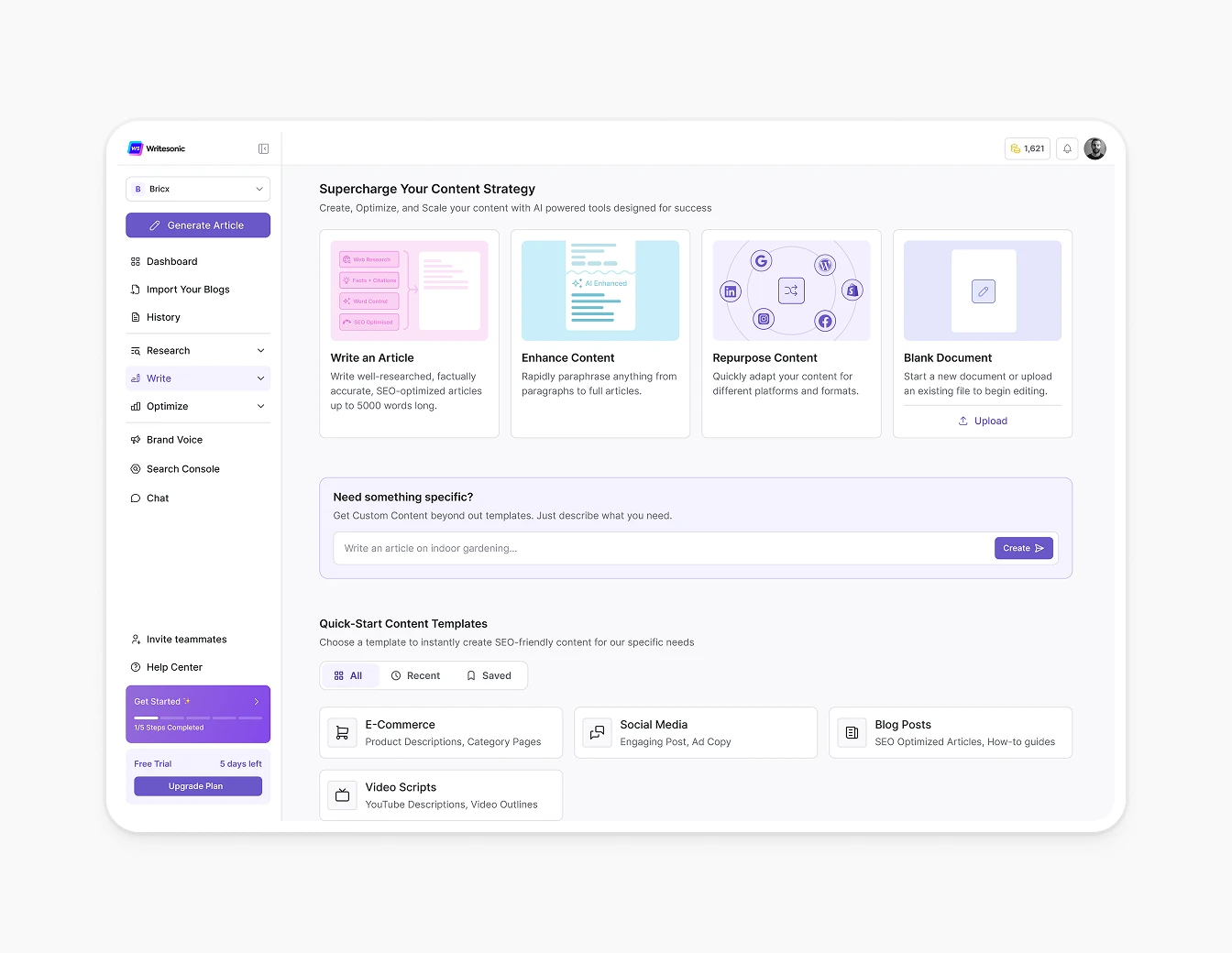 Botsonic Content Strategy Templates