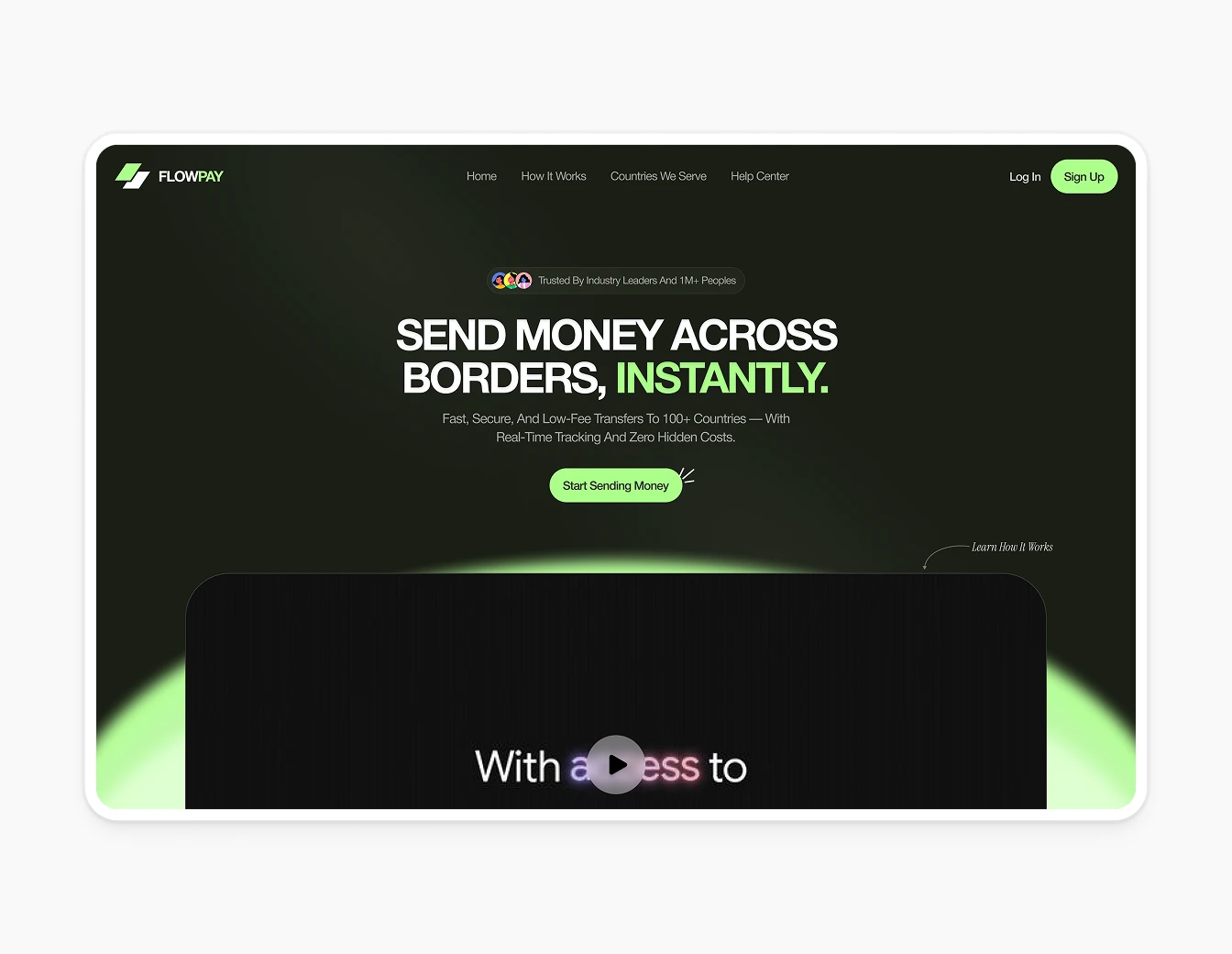 Bricx FlowPay Cross Border Payments Hero