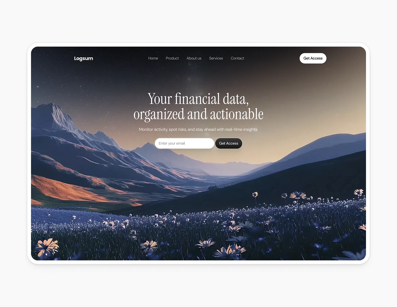 Bricx Logsum Financial Data Hero