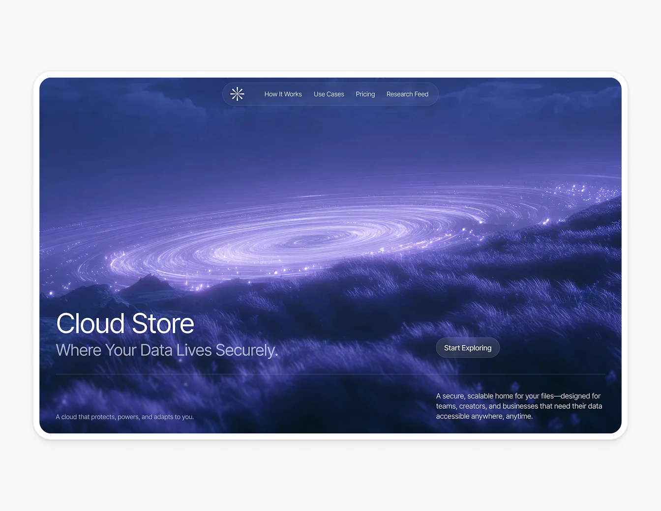 Bricx Cloud Store Purple Galaxy Hero