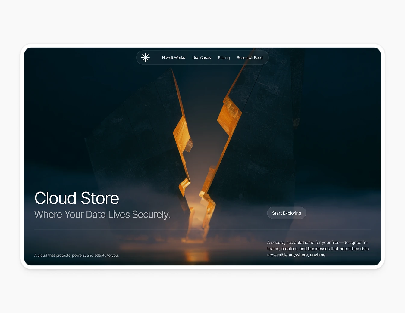 Bricx Cloud Store Crystal Object Hero