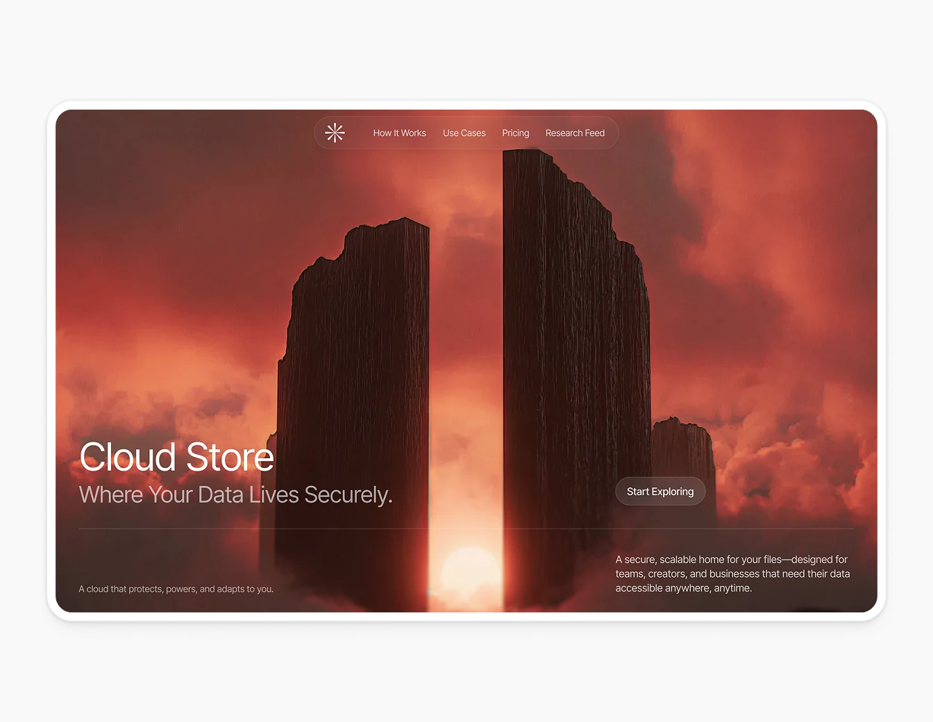 Bricx Cloud Store Red Sky Hero