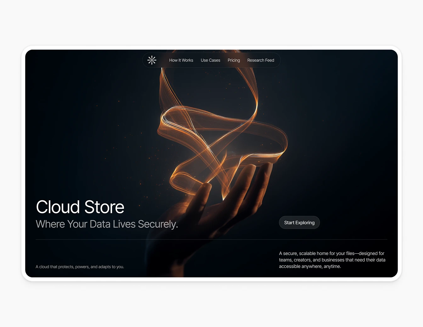 Bricx Cloud Store Glowing Hand Hero