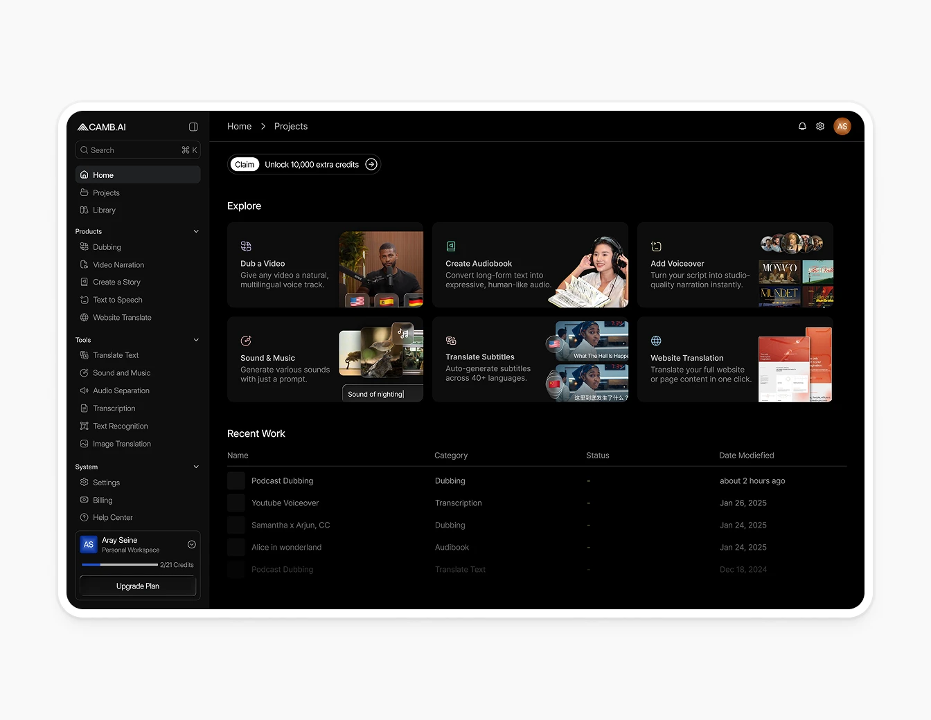 Camb AI - Product - Frame 2147260428