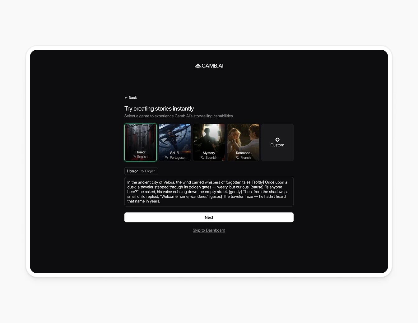 Camb AI - Product - Frame 2147260436