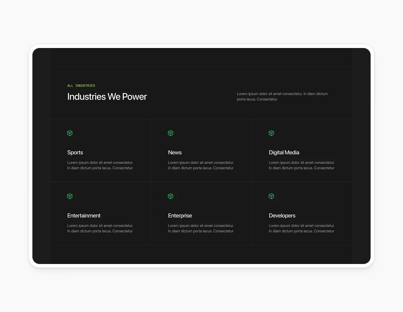 Camb.ai Industries We Power Grid Dark