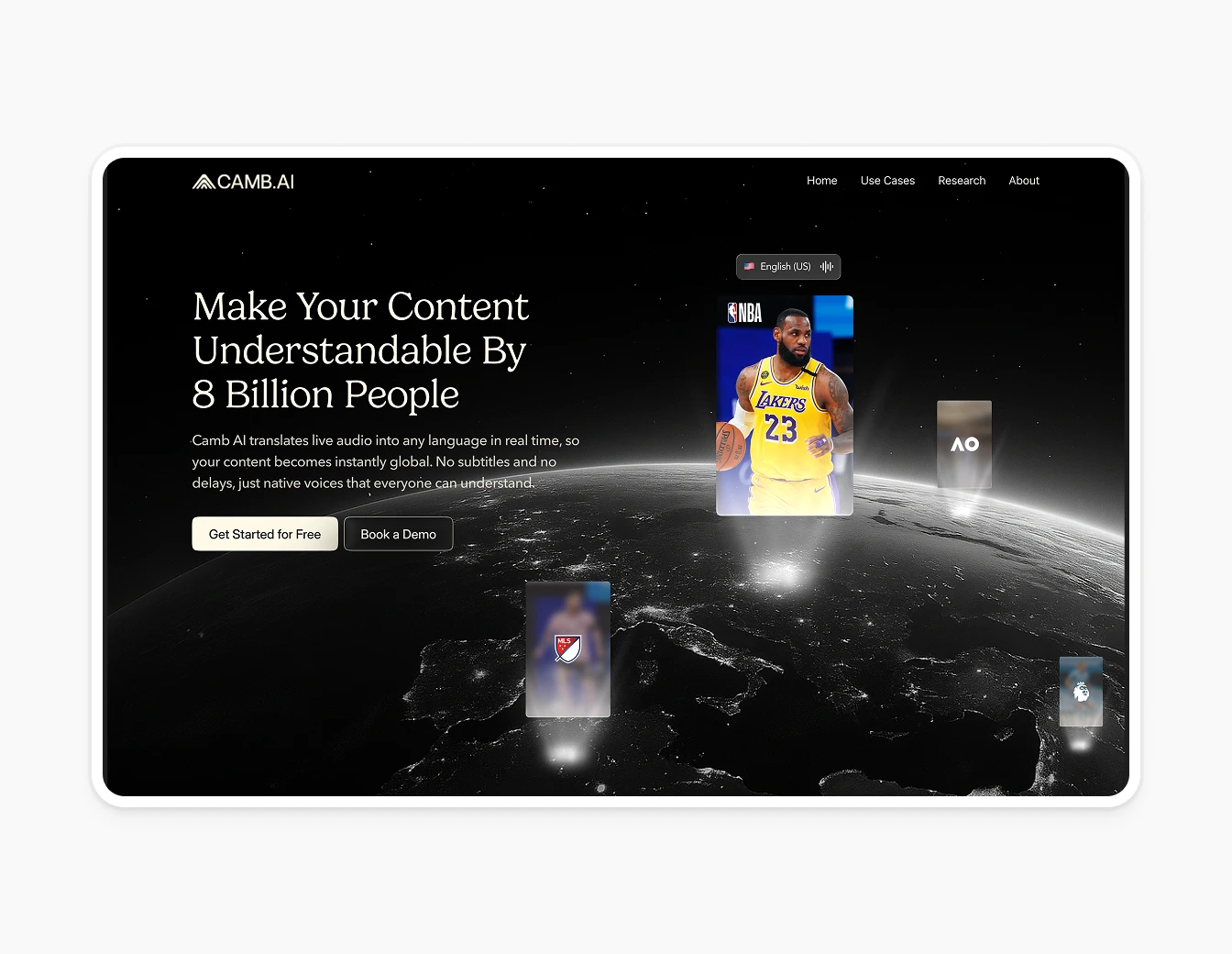 Camb.ai Hero Globe LeBron Sports Cards