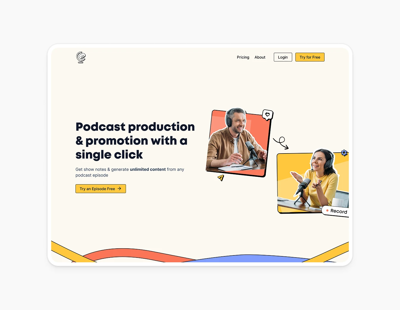 Content Brew Podcast Hero Photography