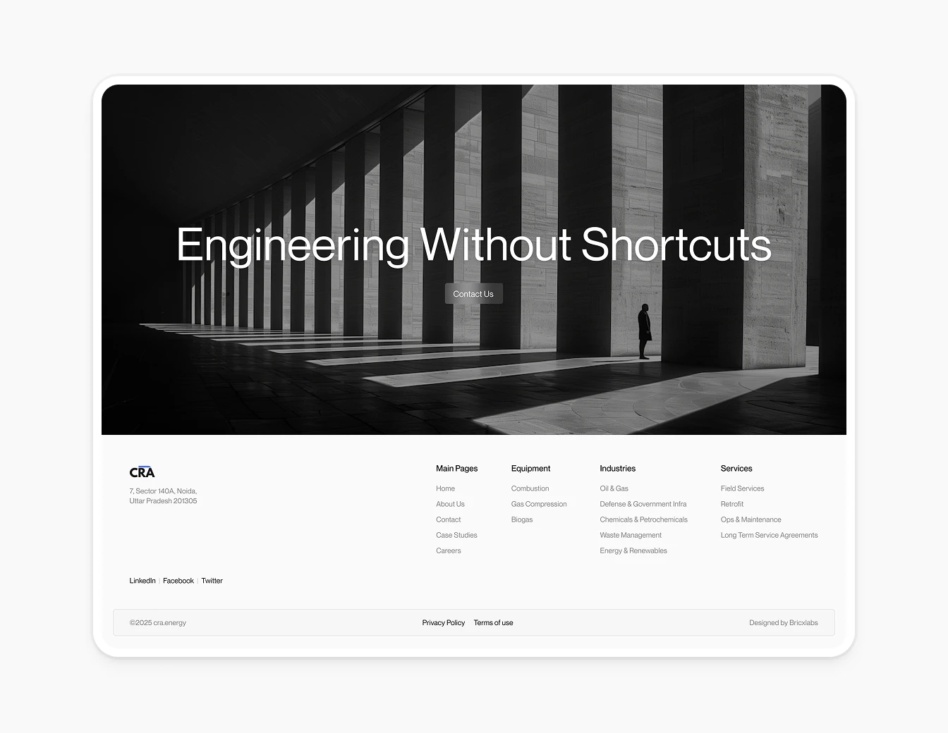 CRA Energy Footer Engineering Architecture