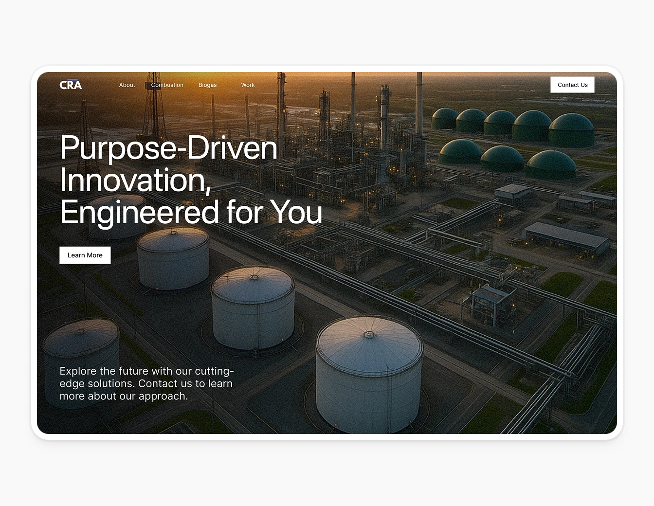 CRA Energy Hero Purpose Driven Sunset Photo