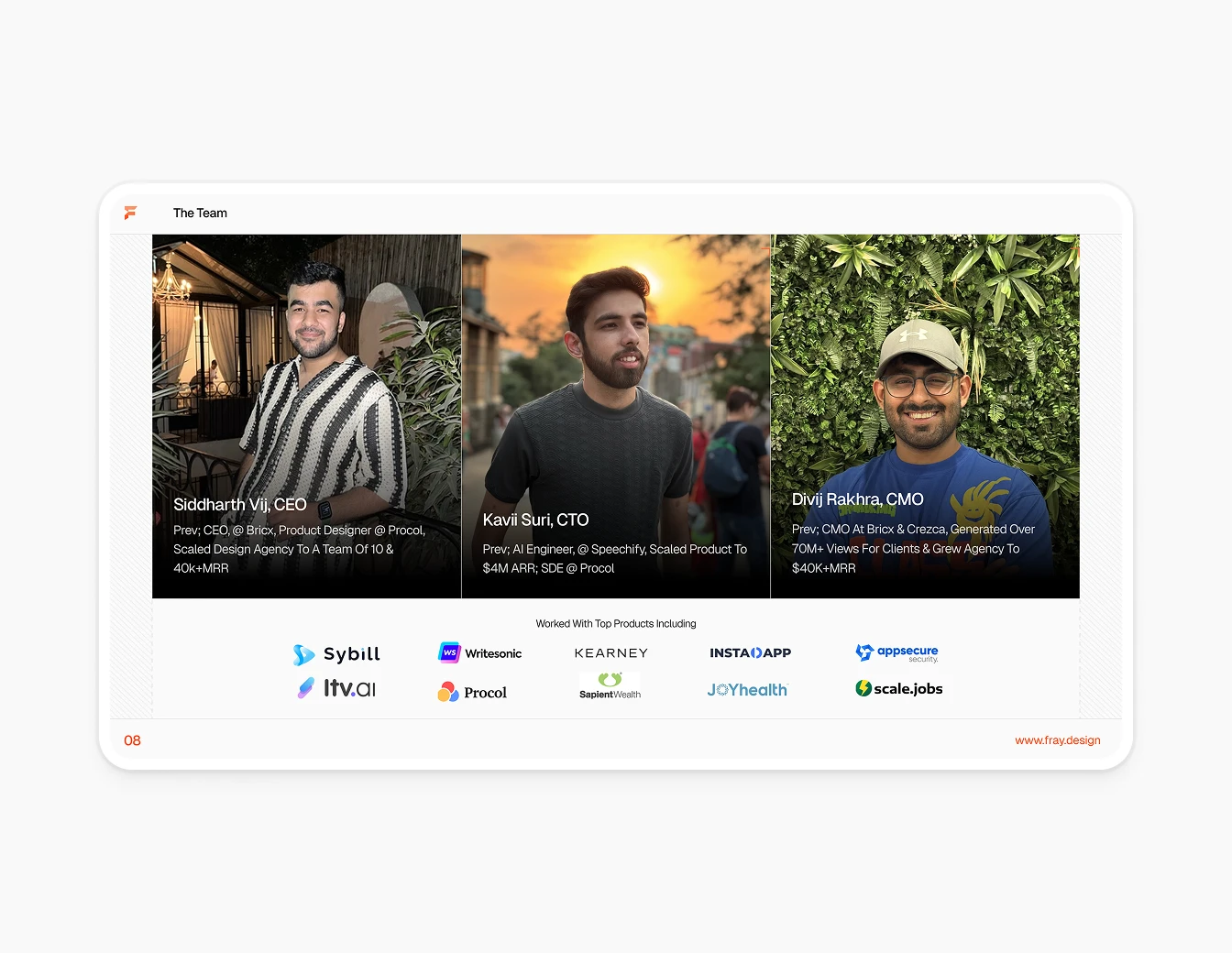 Fray About Team Photography