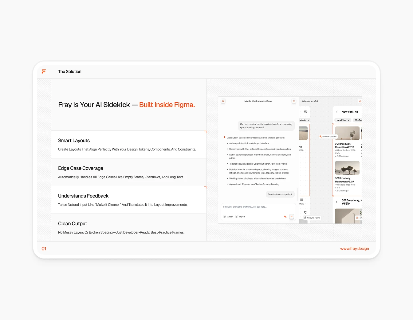 Fray Website AI Sidekick Solution Features