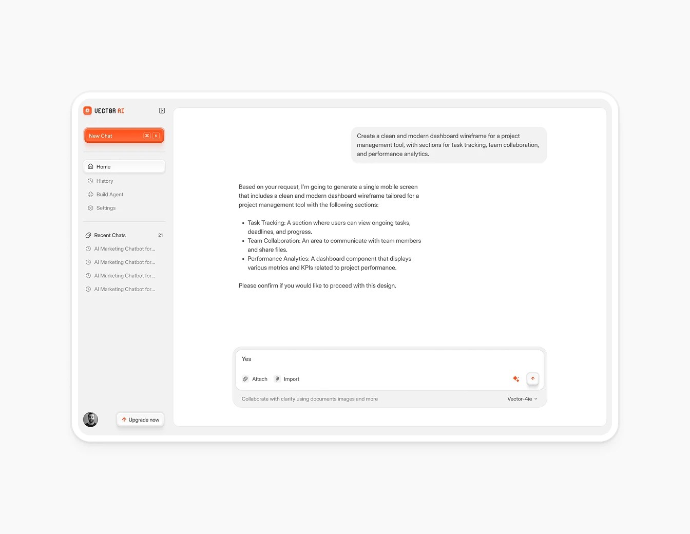 Fray AI SaaS Chat Dashboard