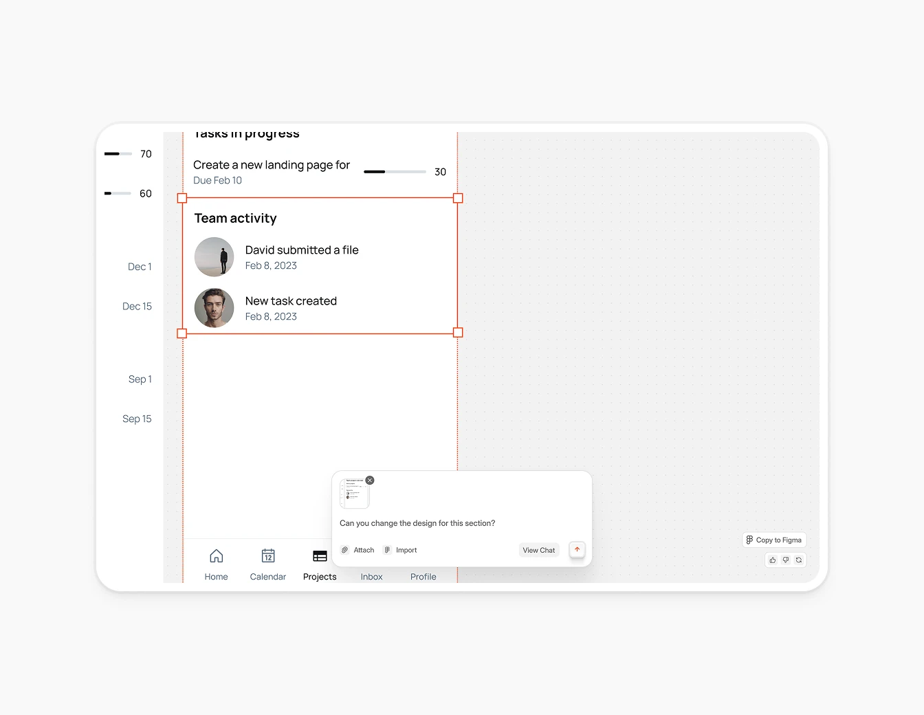 Fray Mobile Project Management AI Chat