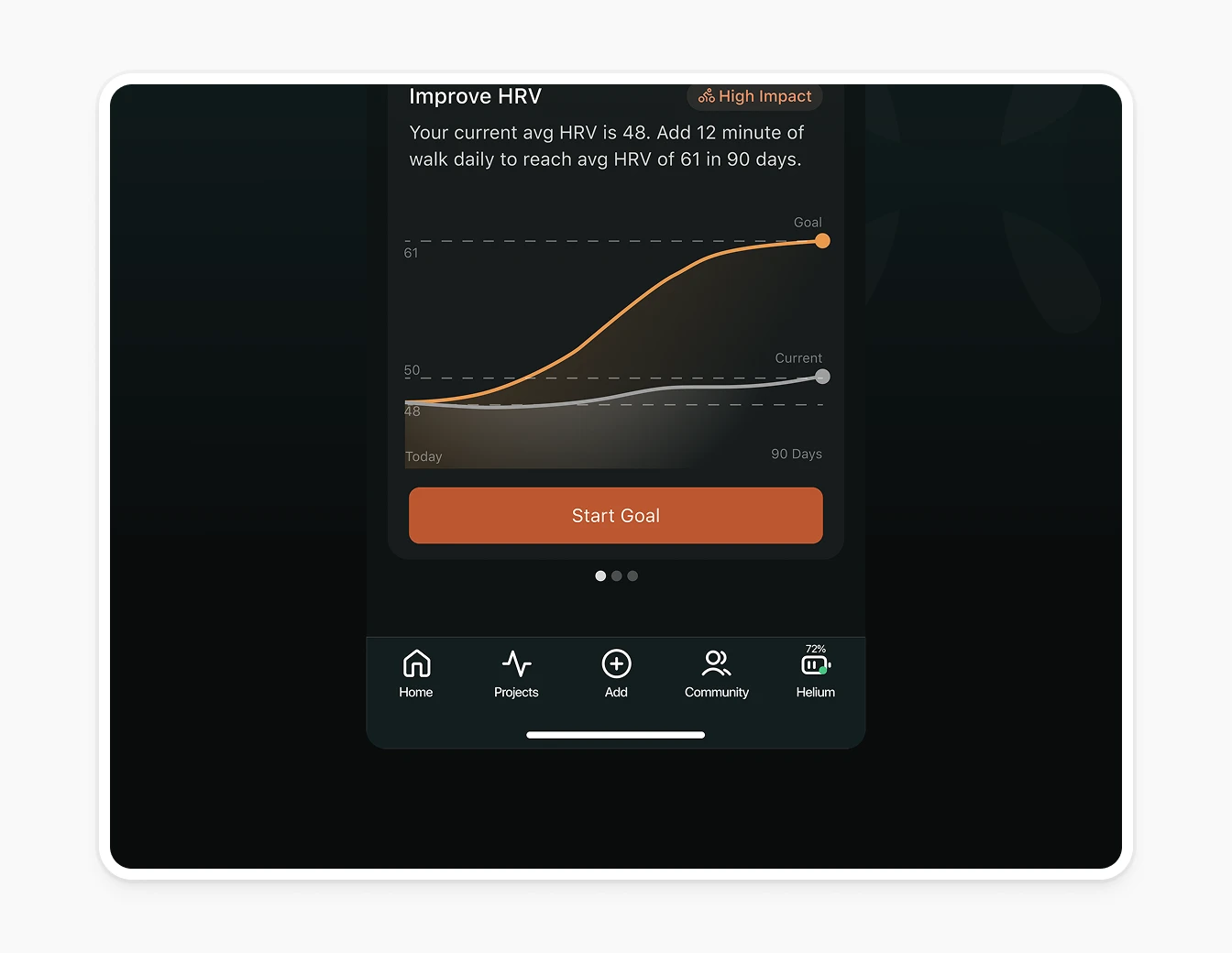 Helium Mobile Analytics HRV