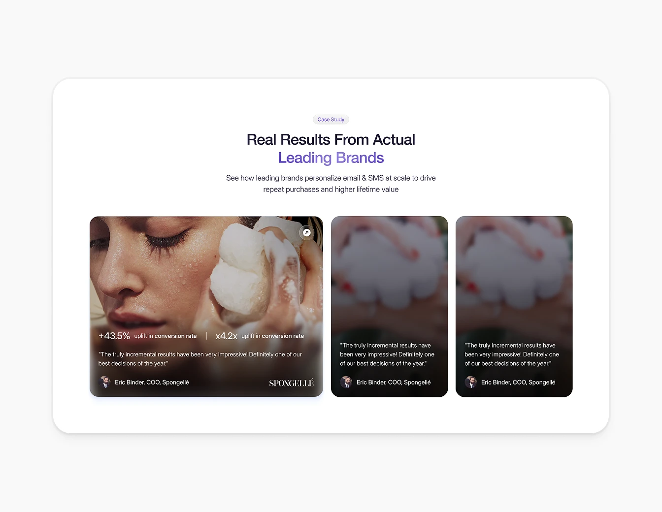 LTV.ai Case Studies Real Results Brands