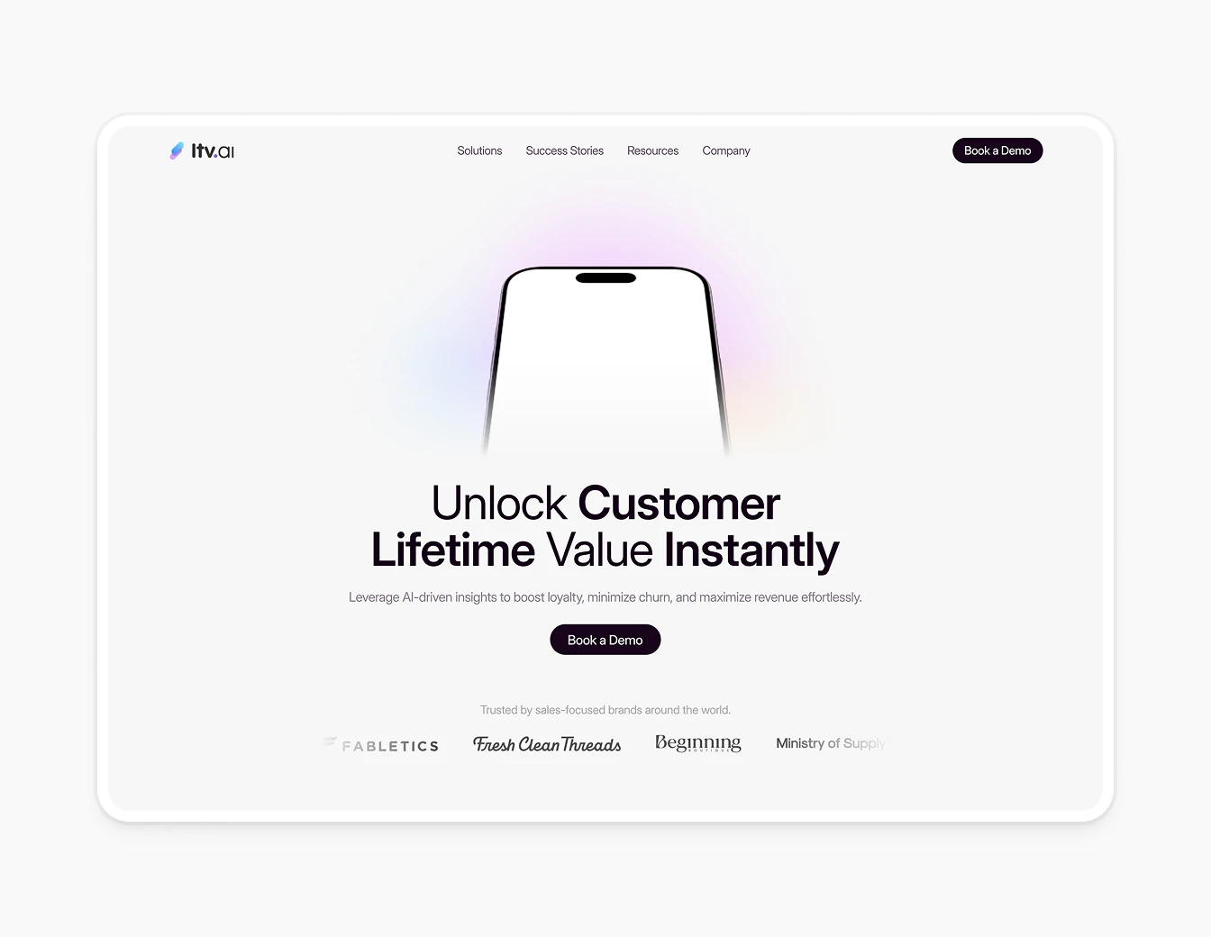 LTV.ai Hero Unlock Customer Lifetime Value