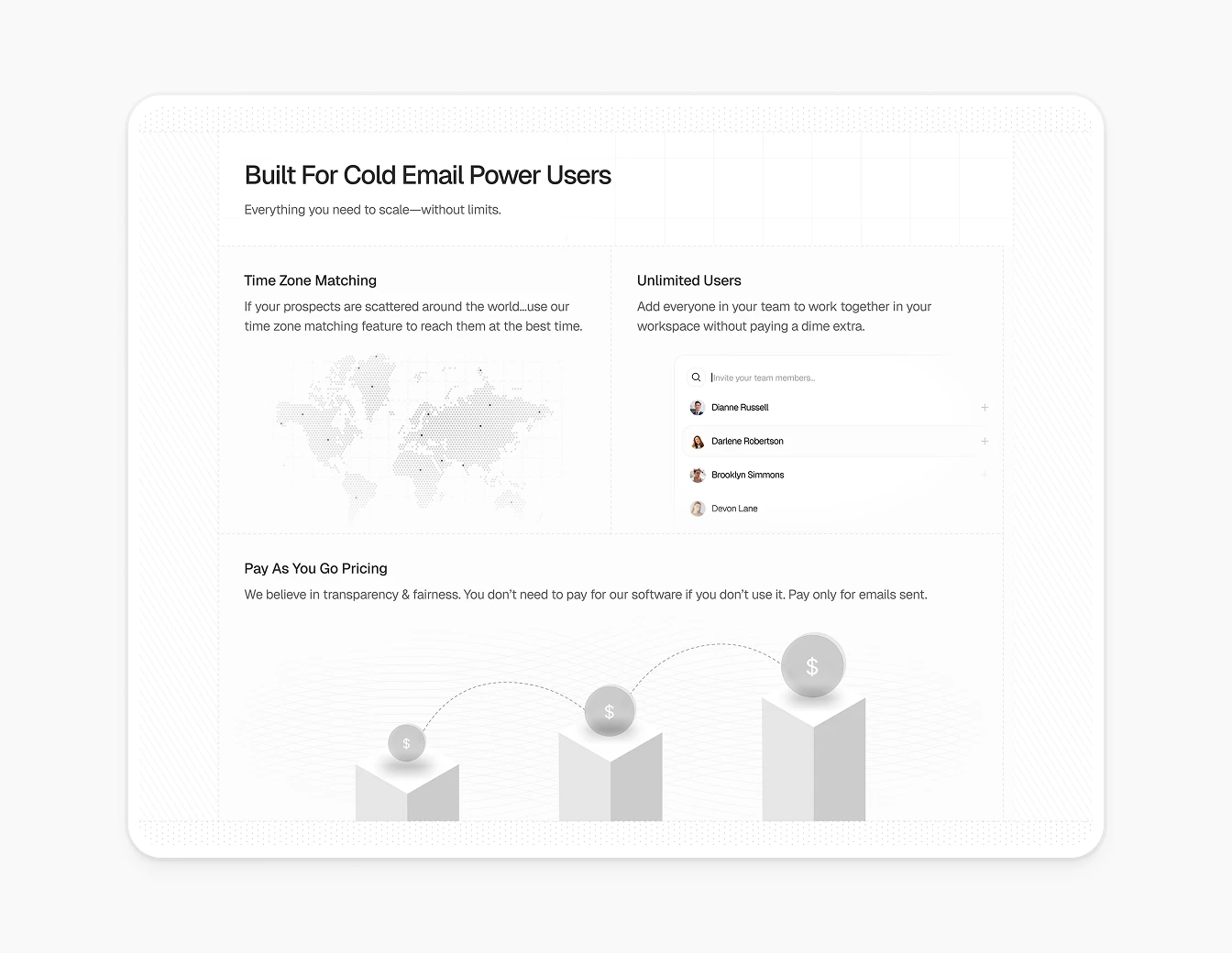 Manyreach Power Users Features Light