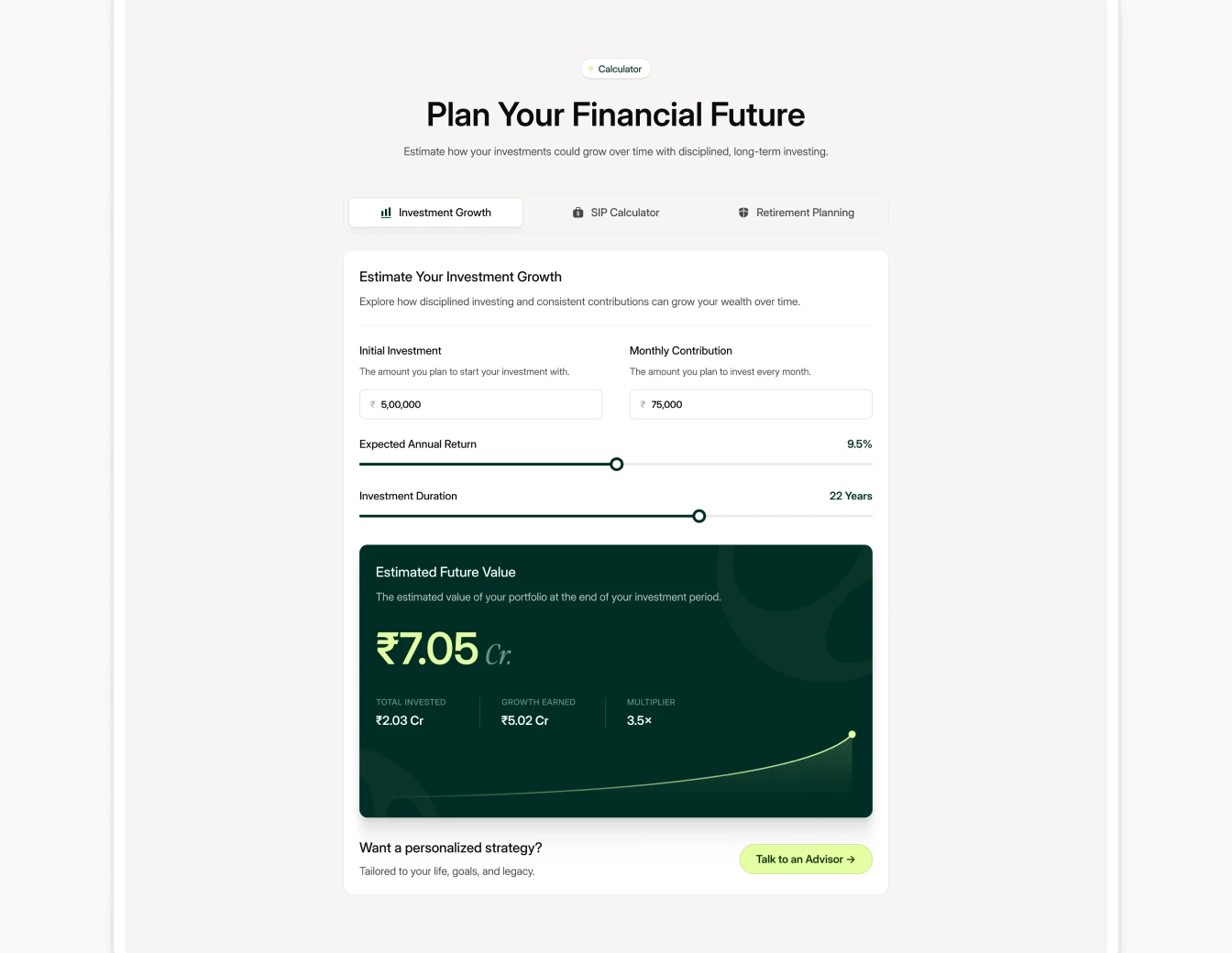 Oyappy Investment Calculator Growth Planner