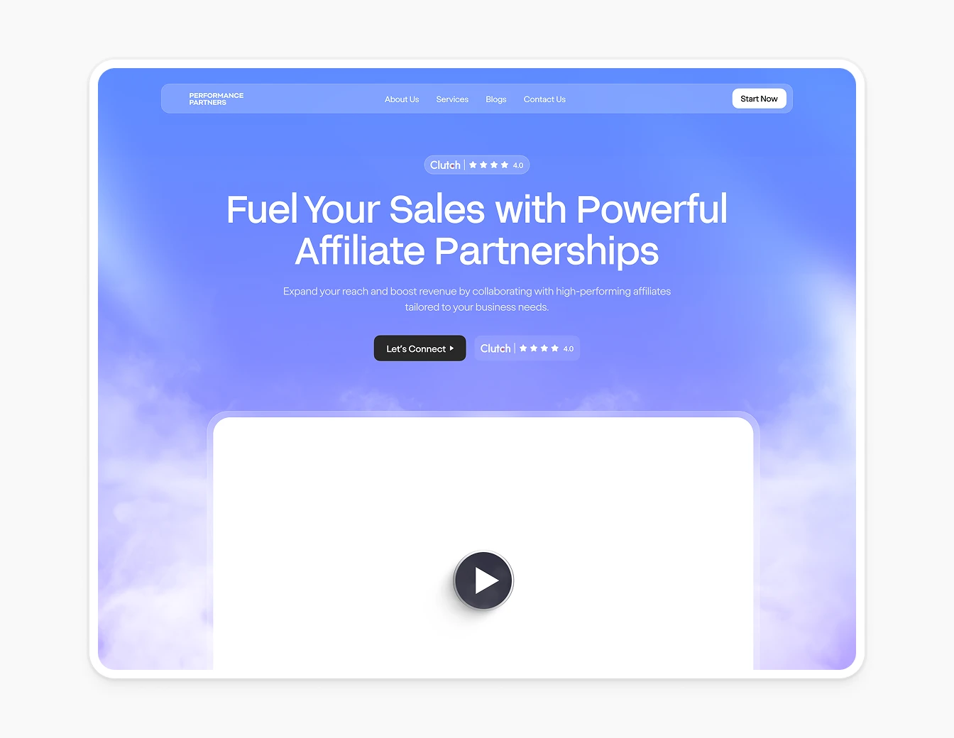 Performance Partners Hero Purple Cloud Video