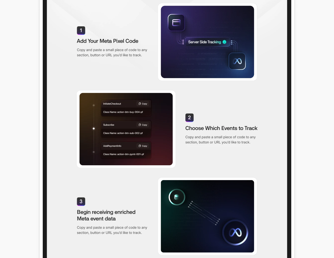 Pixelflow How It Works Three Steps Section