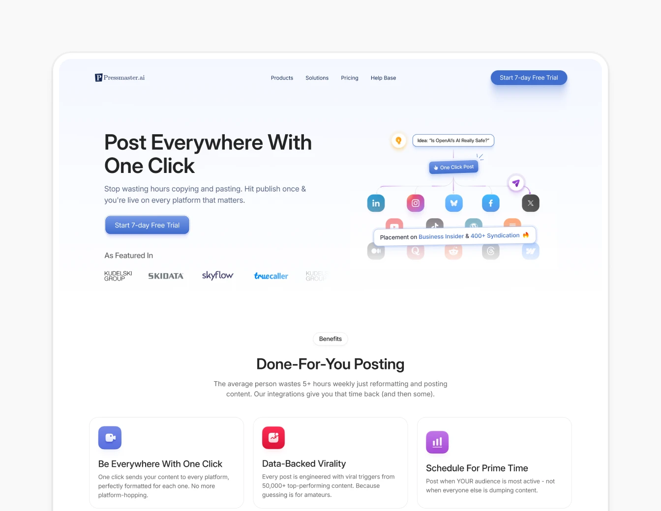 PressMaster Post Everywhere Distribution