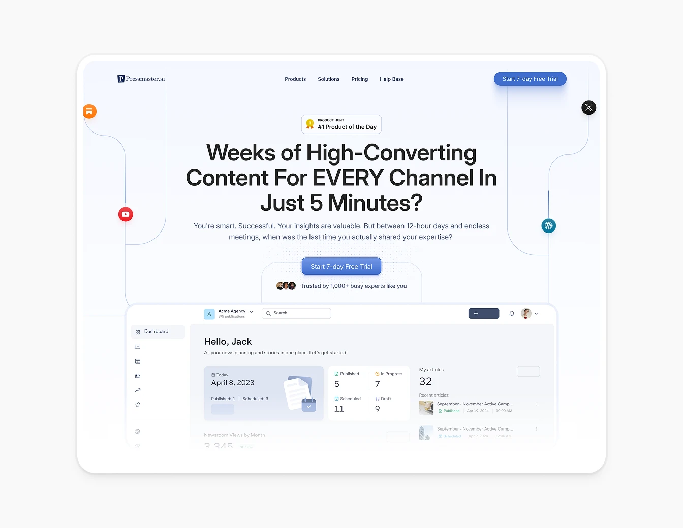 PressMaster Hero High Converting Content