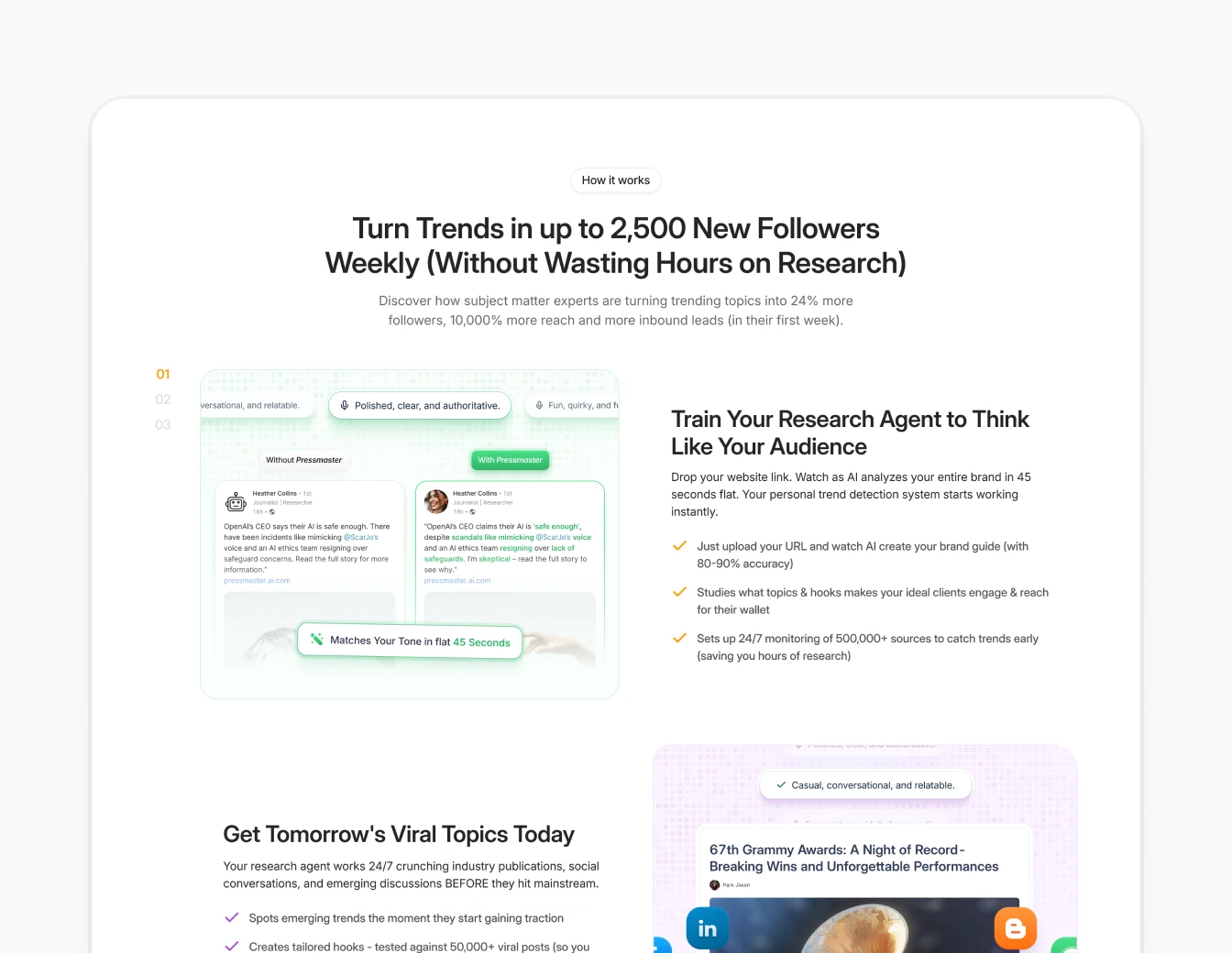 PressMaster Features Trending Viral Content