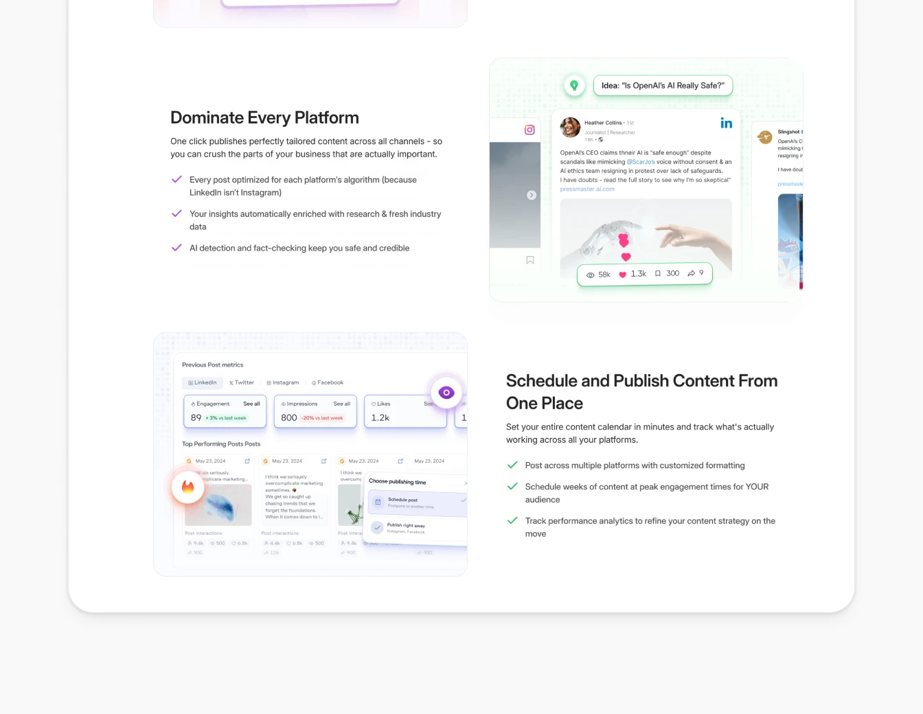 PressMaster Feedback Timeline Dashboard Dark