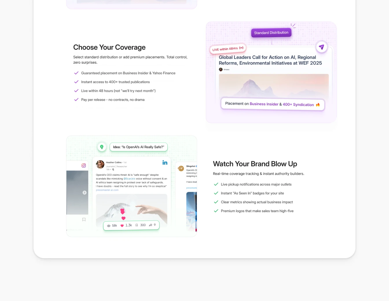 PressMaster Coverage Plans Brand Growth