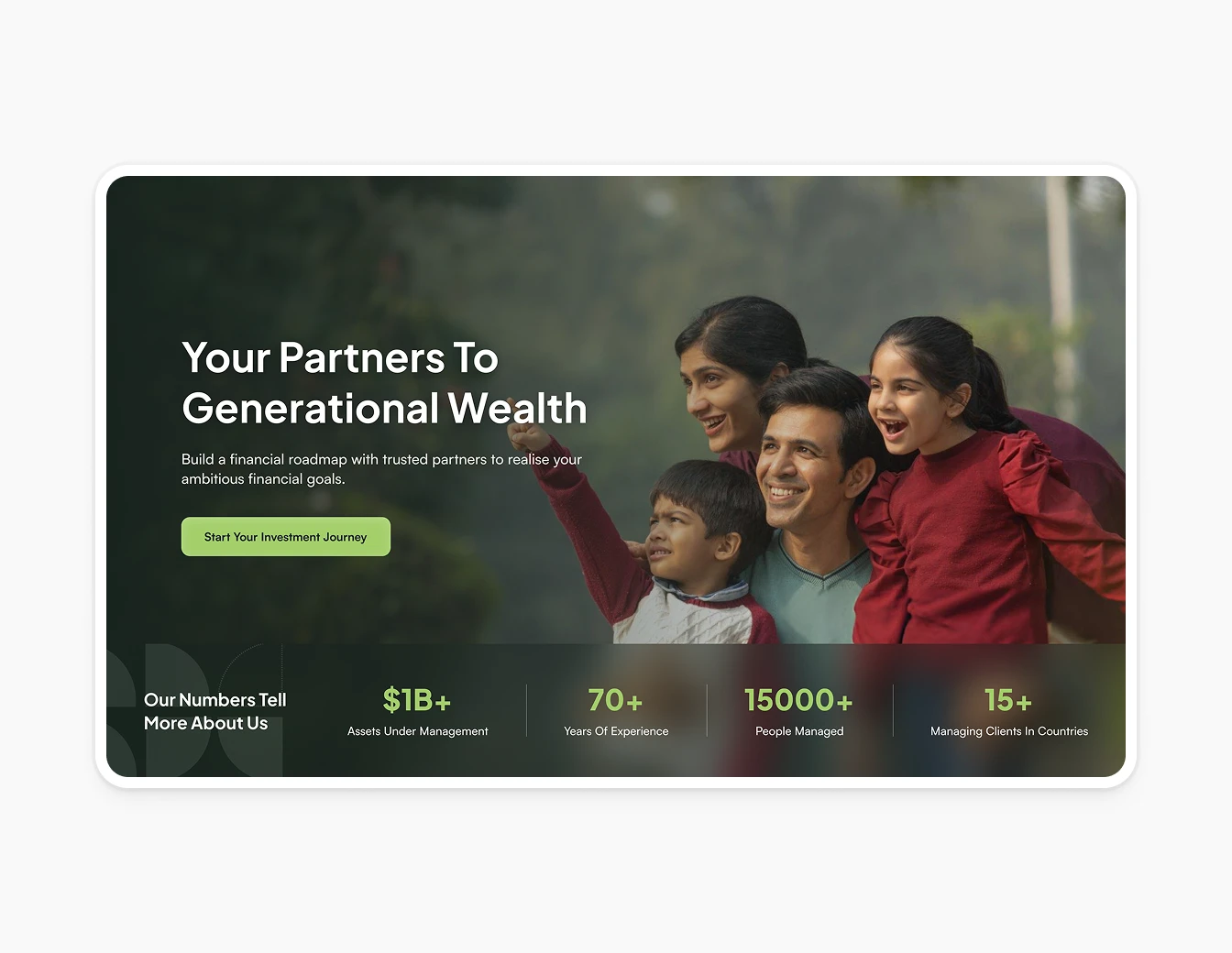 Sapient Wealth Hero Dark Family Stats