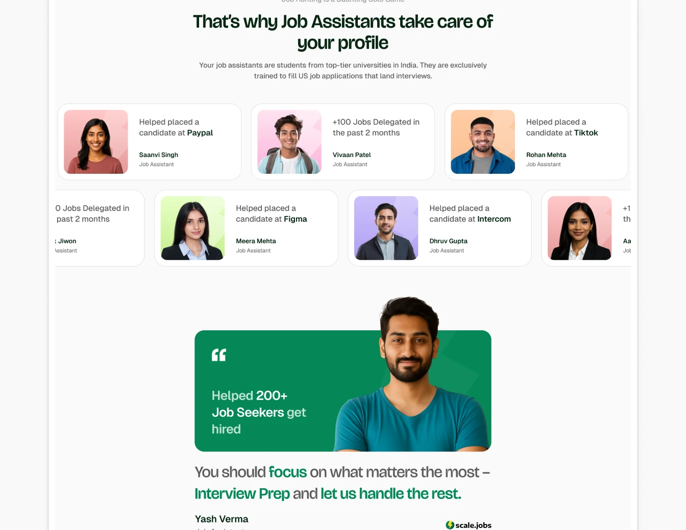Scale.jobs Assistants Placements Grid V2