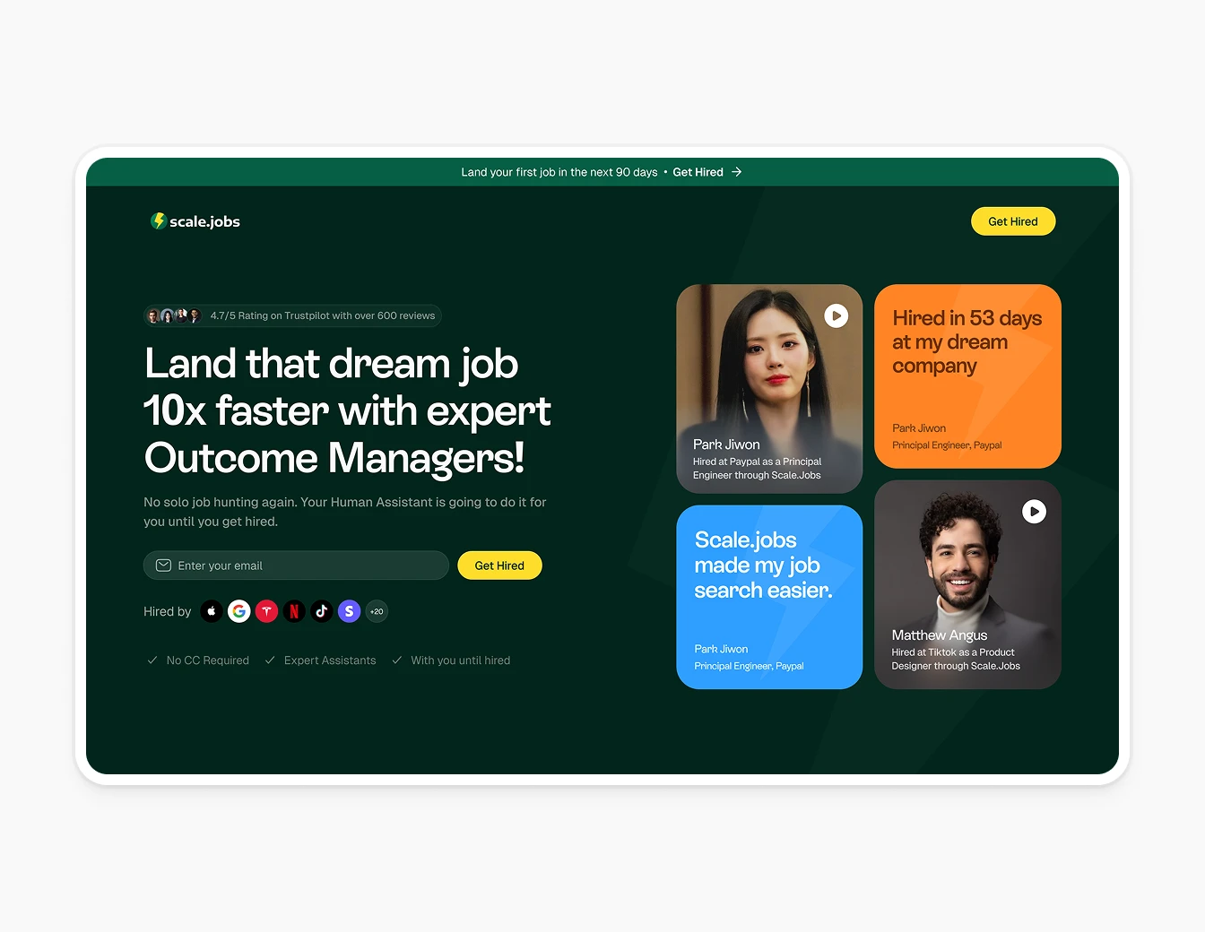 Scale.jobs Hero Dark Green Outcome V2