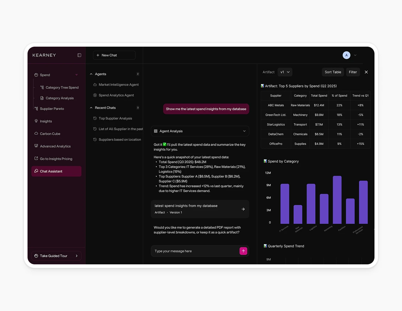 AT Kearney Spend Pro Full Nav Chat