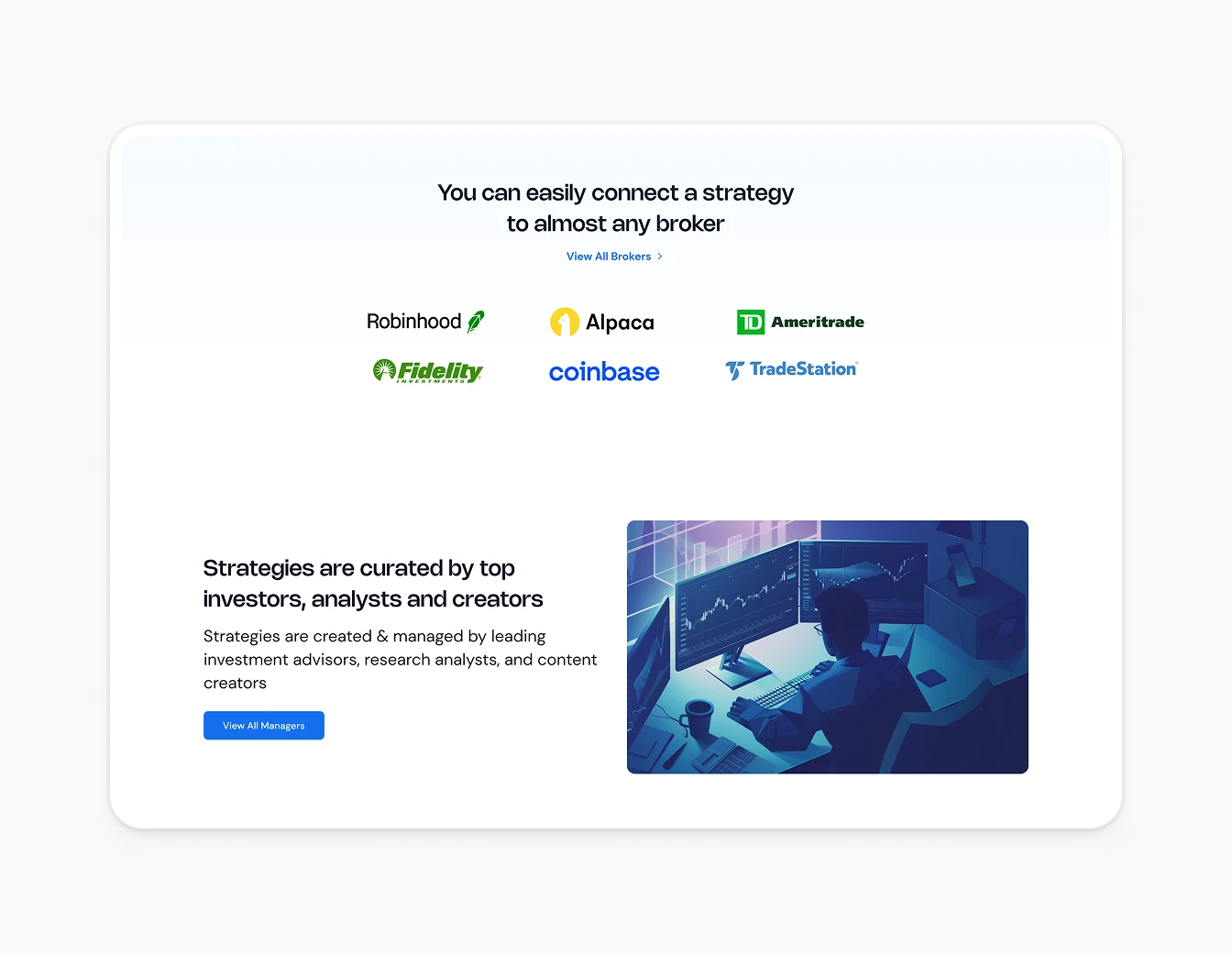 Surmount Broker Integrations Curated Section