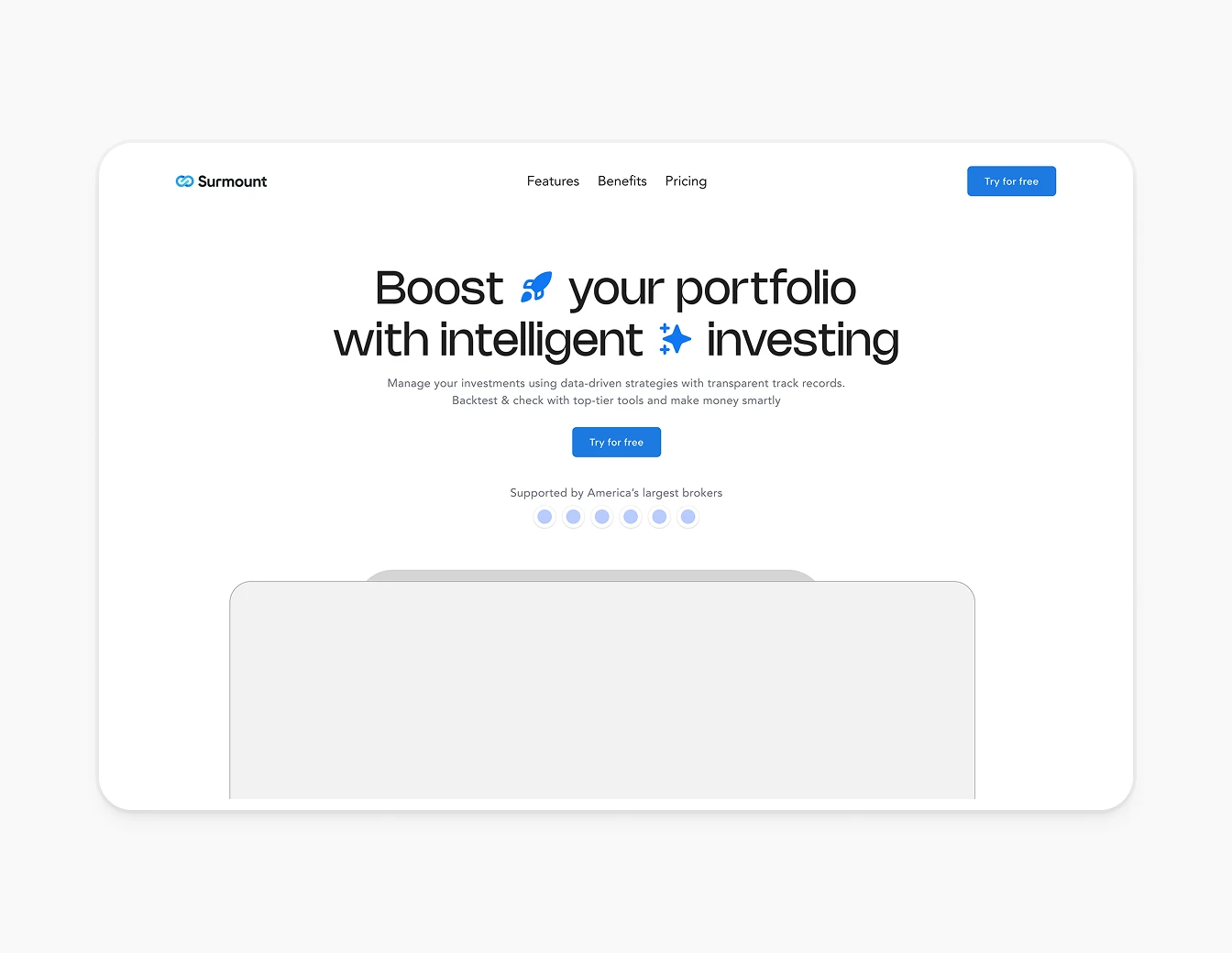 Surmount Hero Emoji Rocket Clean Minimal