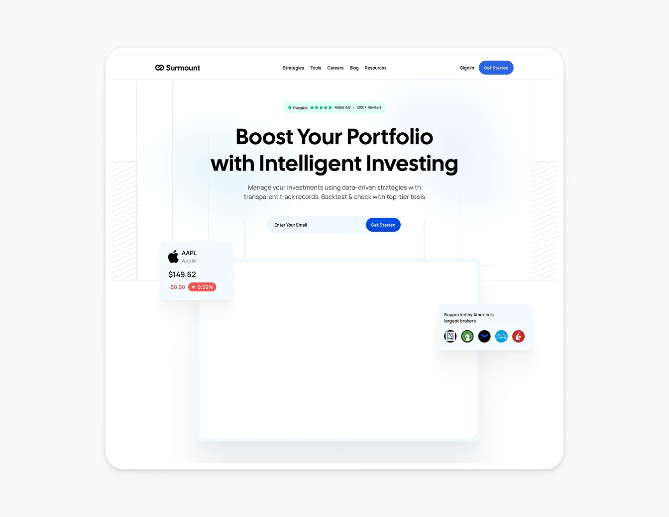 Surmount Hero Light Stock Card Brokers