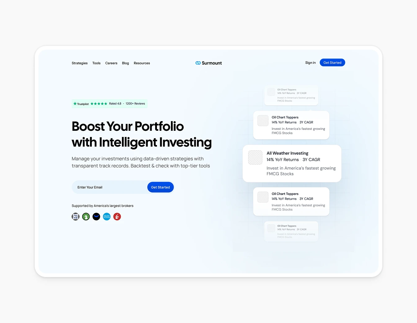 Surmount Hero Strategy Cards Floating Cards