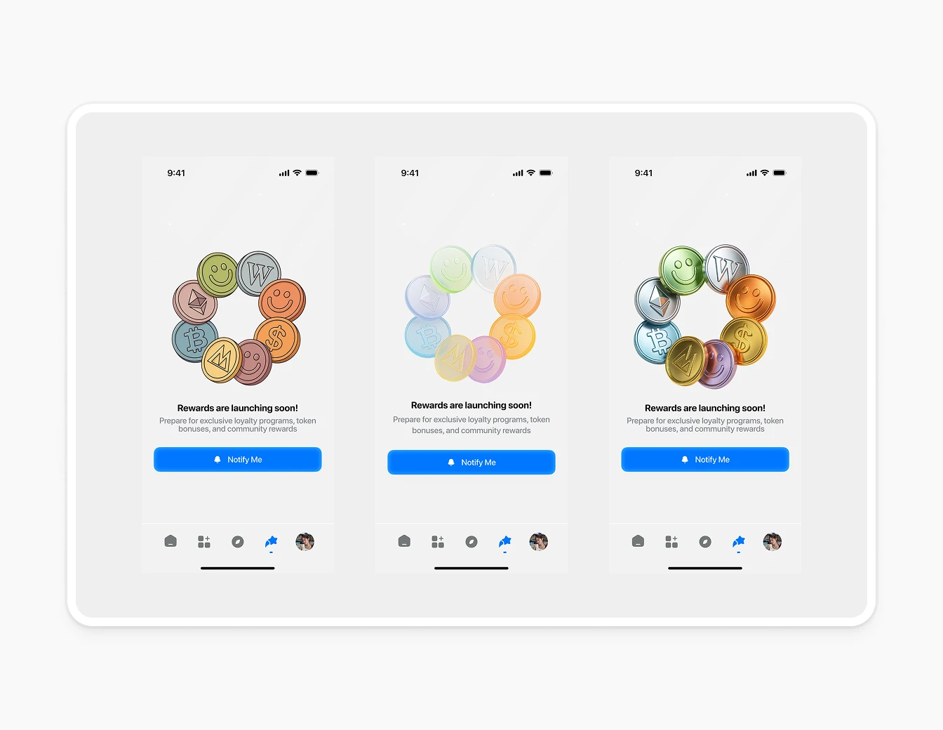 Thrust Mobile Rewards 3D Coins Coming Soon