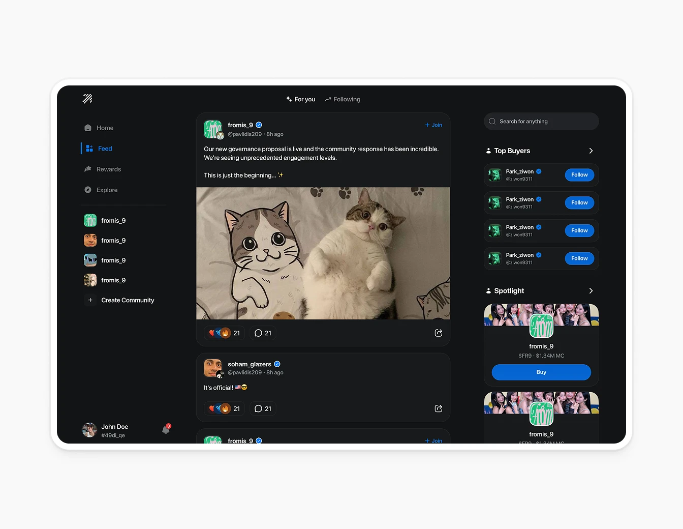 Thrust Feed Dark Following Cat Photos Post