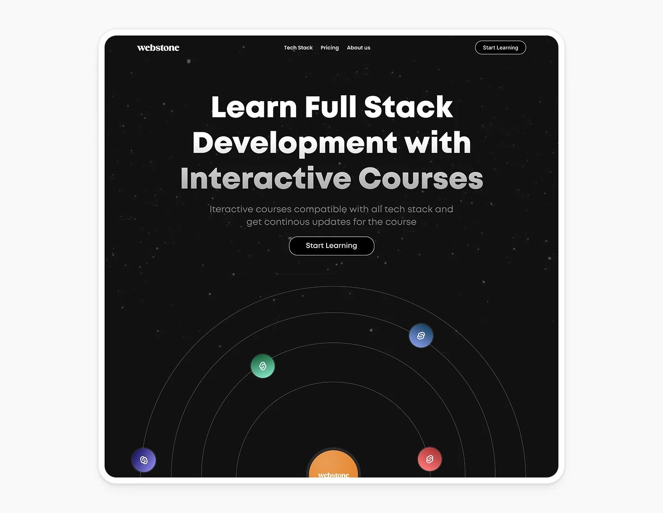 Webstone Dark Hero Solar System Orbits