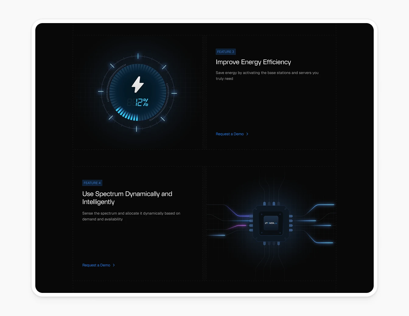 ZTouch Energy Spectrum Features Dark Neon