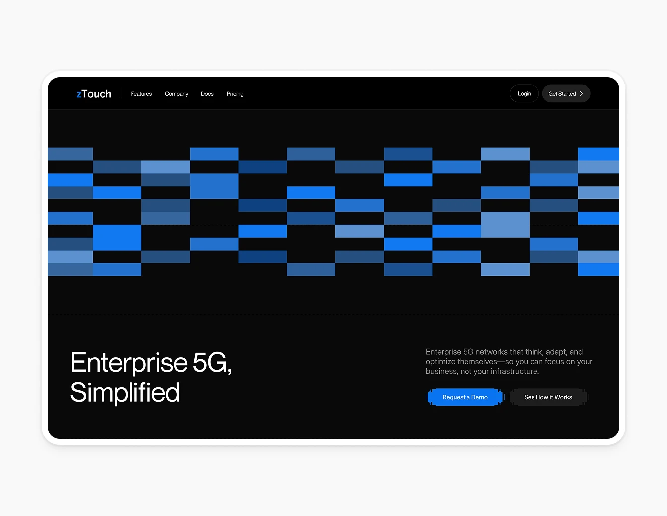 ZTouch Enterprise 5G Simplified Pixel Art